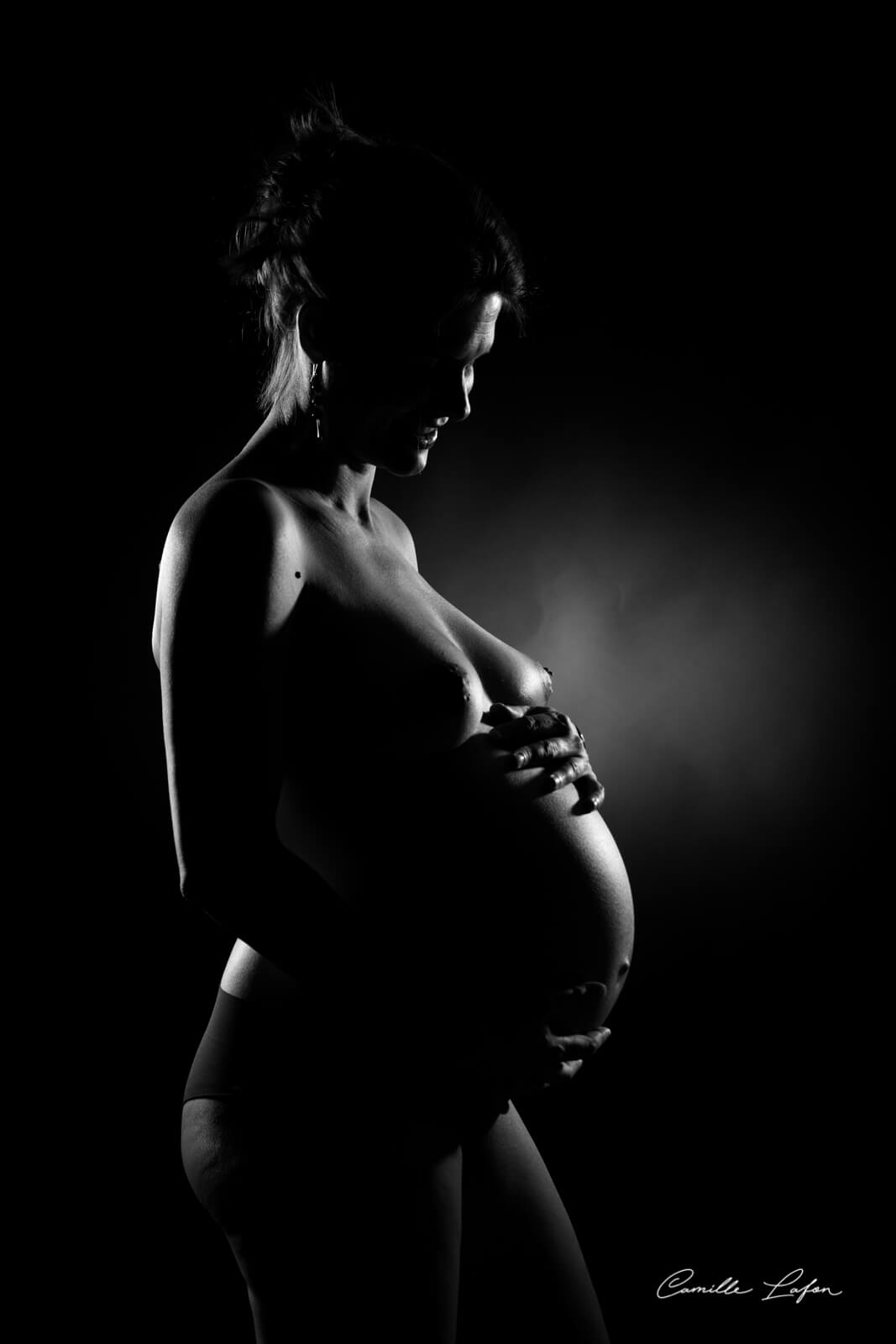 photographe grossesse famille noir montpellier