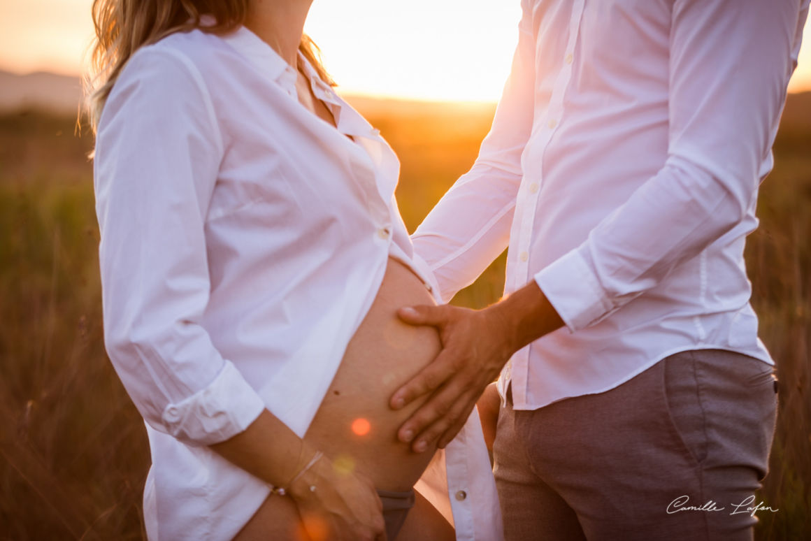 photographe grossesse montpellier famille naissance sunset sete