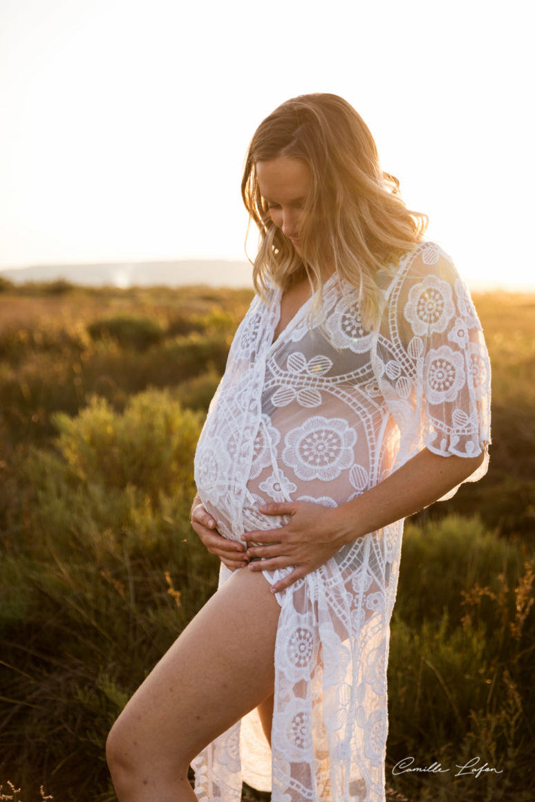 photographe grossesse montpellier famille naissance sunset sete