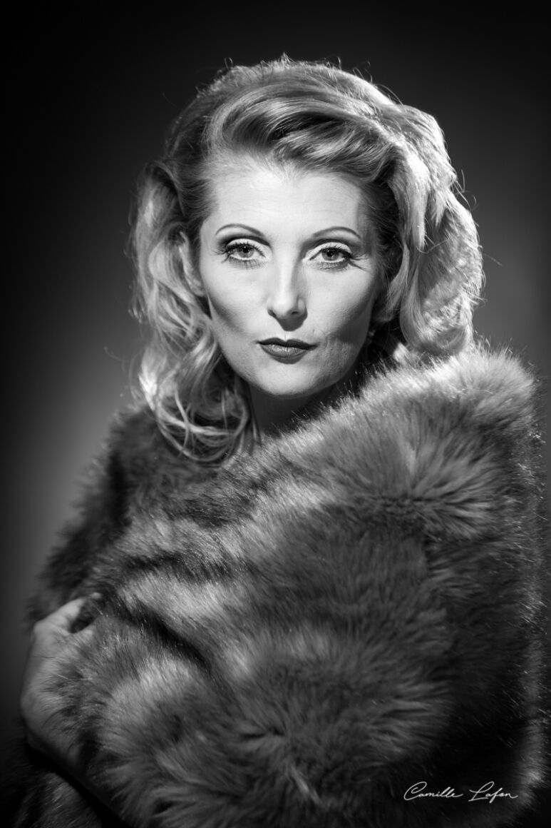 photographe montpellier casting retro actrice vintage cinema studio camille