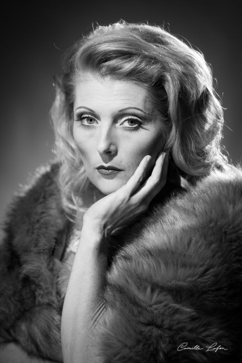 photographe montpellier casting retro actrice vintage cinema studio camille
